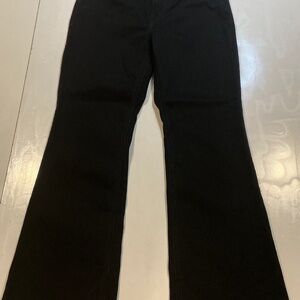 Old Navy Women’s Black Flair  higher rise denim Size 8